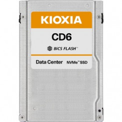 KIOXIA CD6-V Series KCD61VUL1T60 - Solid state drive - 1600 GB - internal - 2.5" - PCI Express 4.0 (NVMe)